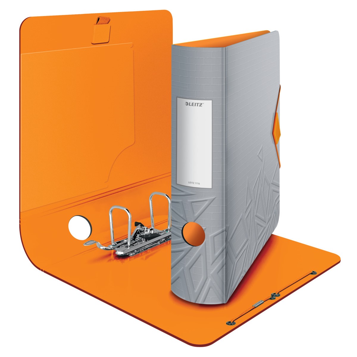 11160088 Registrator A4 široki samostojeći 180° Active Urban Chic Leitz  tamno sivi