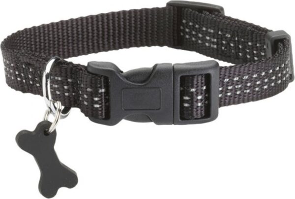 Ogrlica Nylon Bobby Safe 1×18-28cm