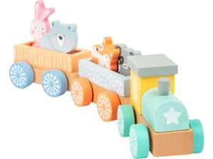 258778 Drveni vlak sa životinjama