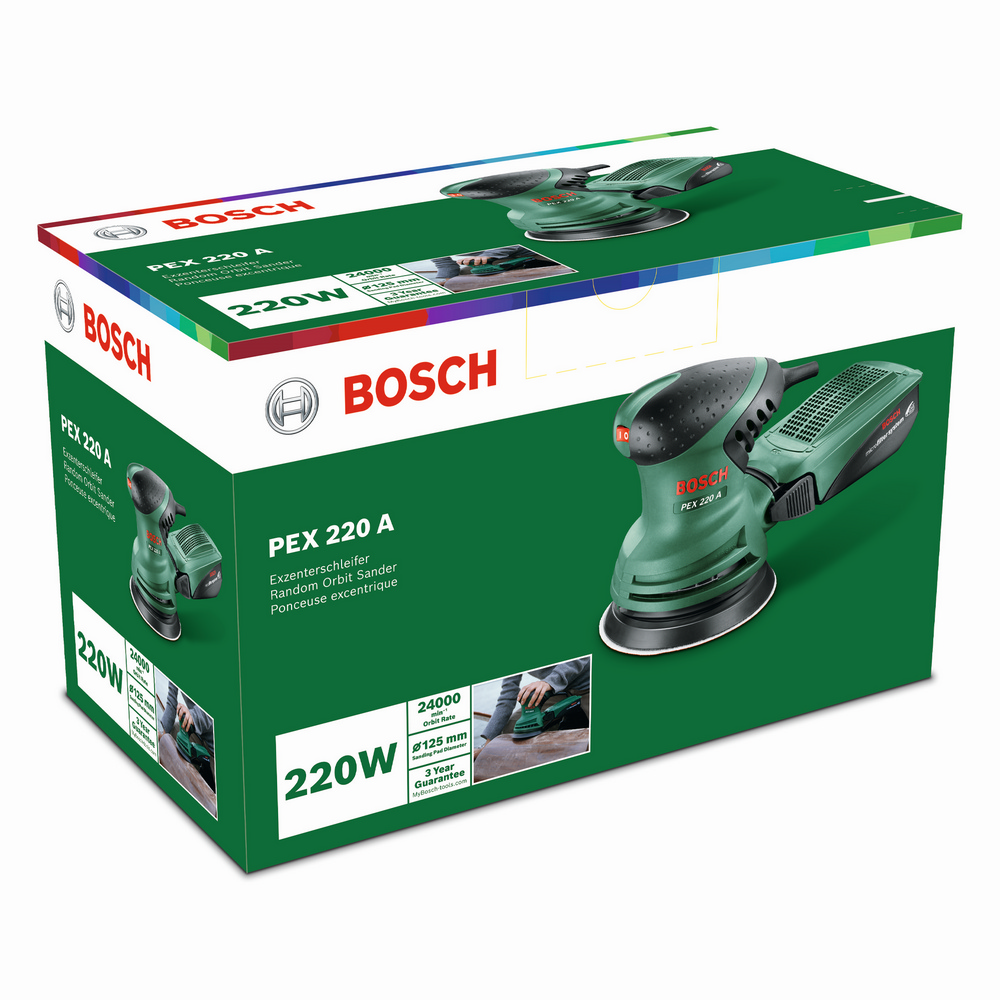 531168 Ekscentrična brusilica BOSCH PEX 220 A