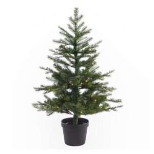 BOR09  90cm Grandis LED u posudi zeleni PE/PVC d63cm 313grančica/80L