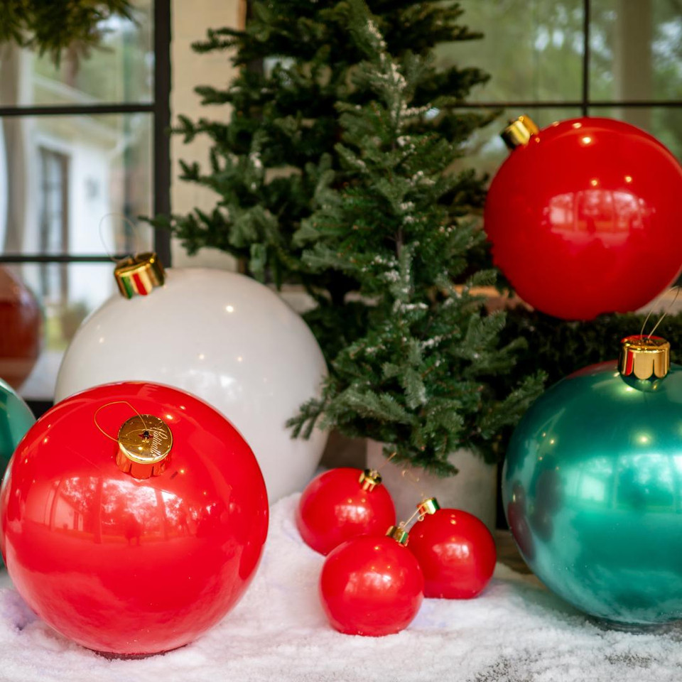 160293 Holiball Mini klasik crveni trio 20cm