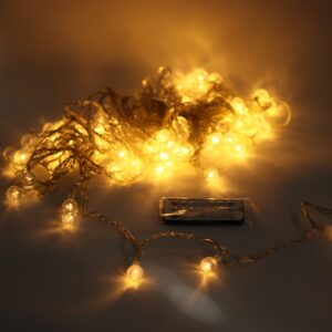 LMP15 LED lampice 1,7cm kuglice/100L/15m WW IP44 daljinski