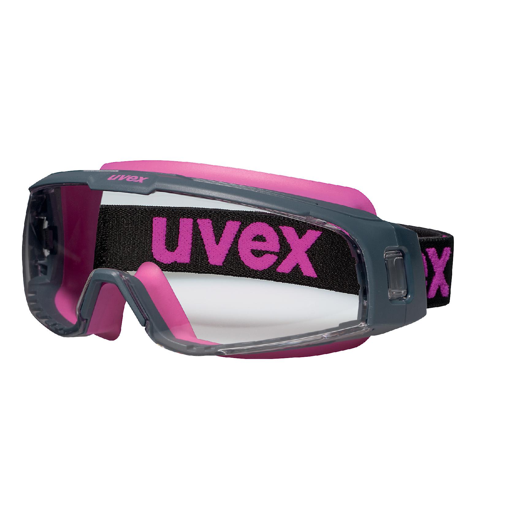 2545569 Uvex u-sonic clear sv exc. Grey/pink